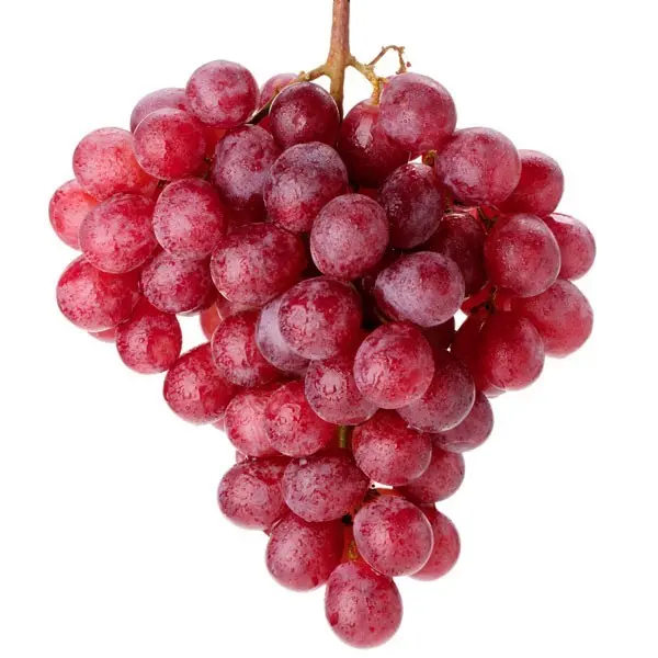 Uvas rojas sin semilla