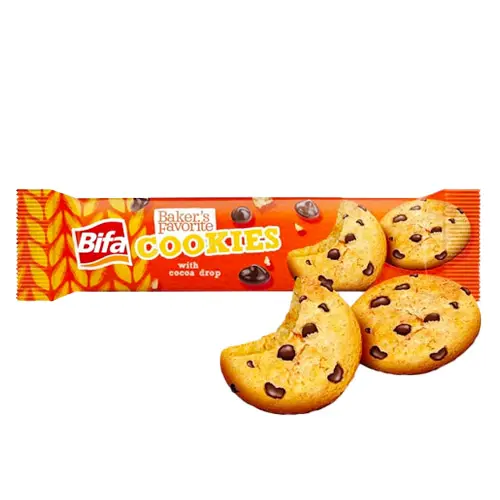 [PST9173] GALLETAS CON GOTAS DE CACAO BIFA 60G